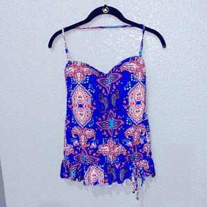 Daniel CREMIEUX Halter Tankini Swim top size L-36D